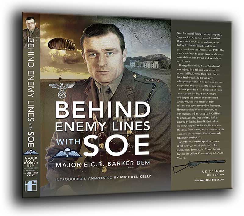 Behind Enemy Lines Book Cover Full 3D